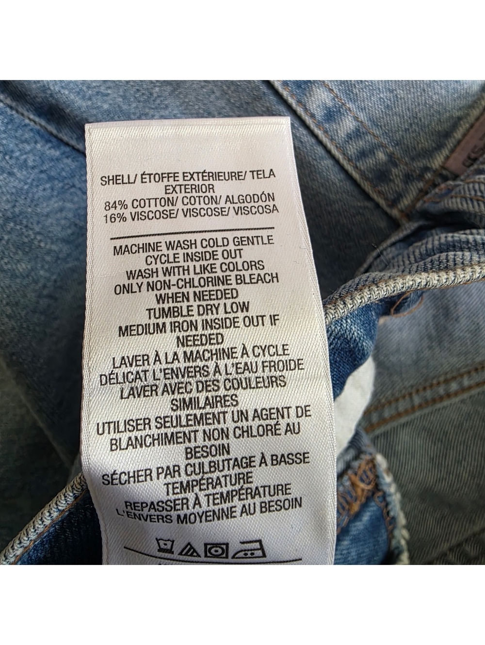 Joe’s Jeans Blue Women’s Low Rise Wide Leg Size: 27 - Picture 6 of 6